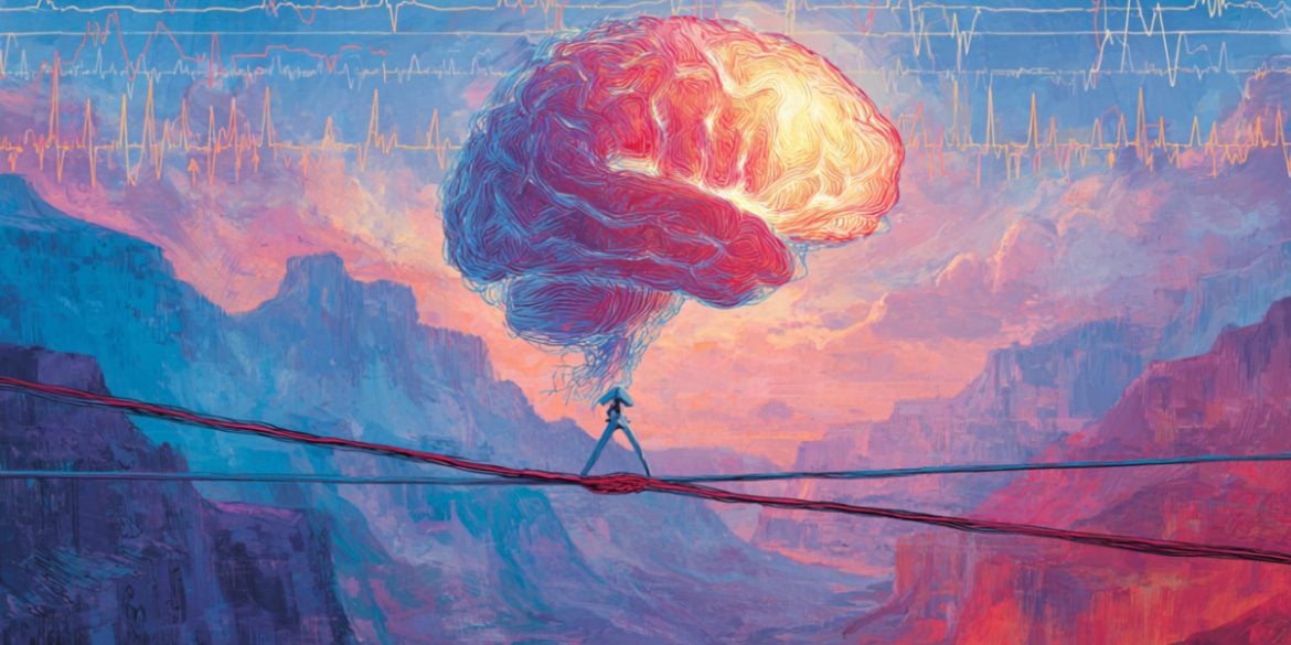 This shows a brain.