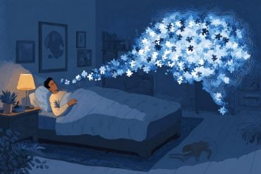 This shows a person sleeping and a brain.