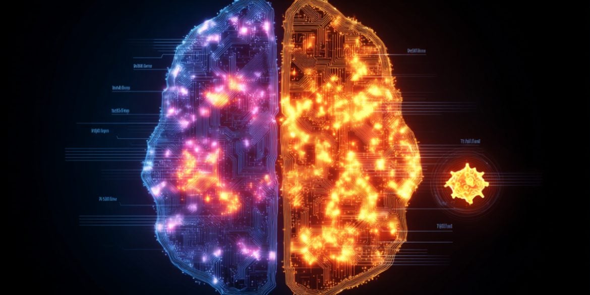 This shows a brain.