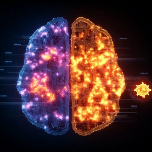 This shows a brain.