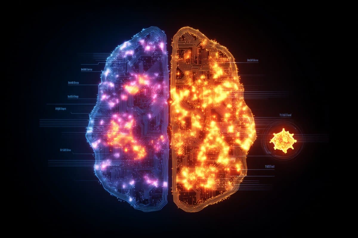 This shows a brain.
