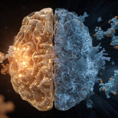 This shows a brain.
