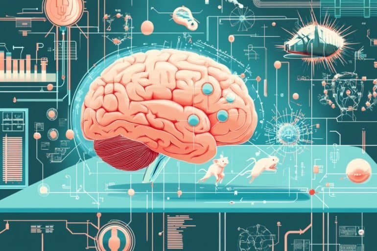 This shows a brain.