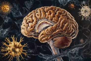 This shows a brain.