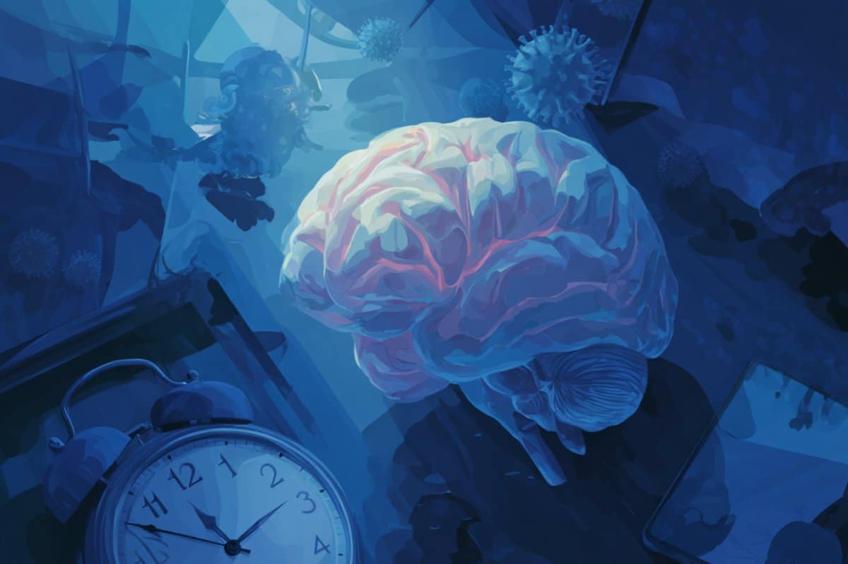 This shows a brain.