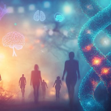 This shows a telomere and people.
