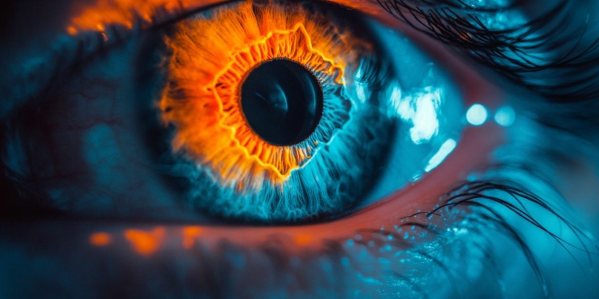 This shows an eye.