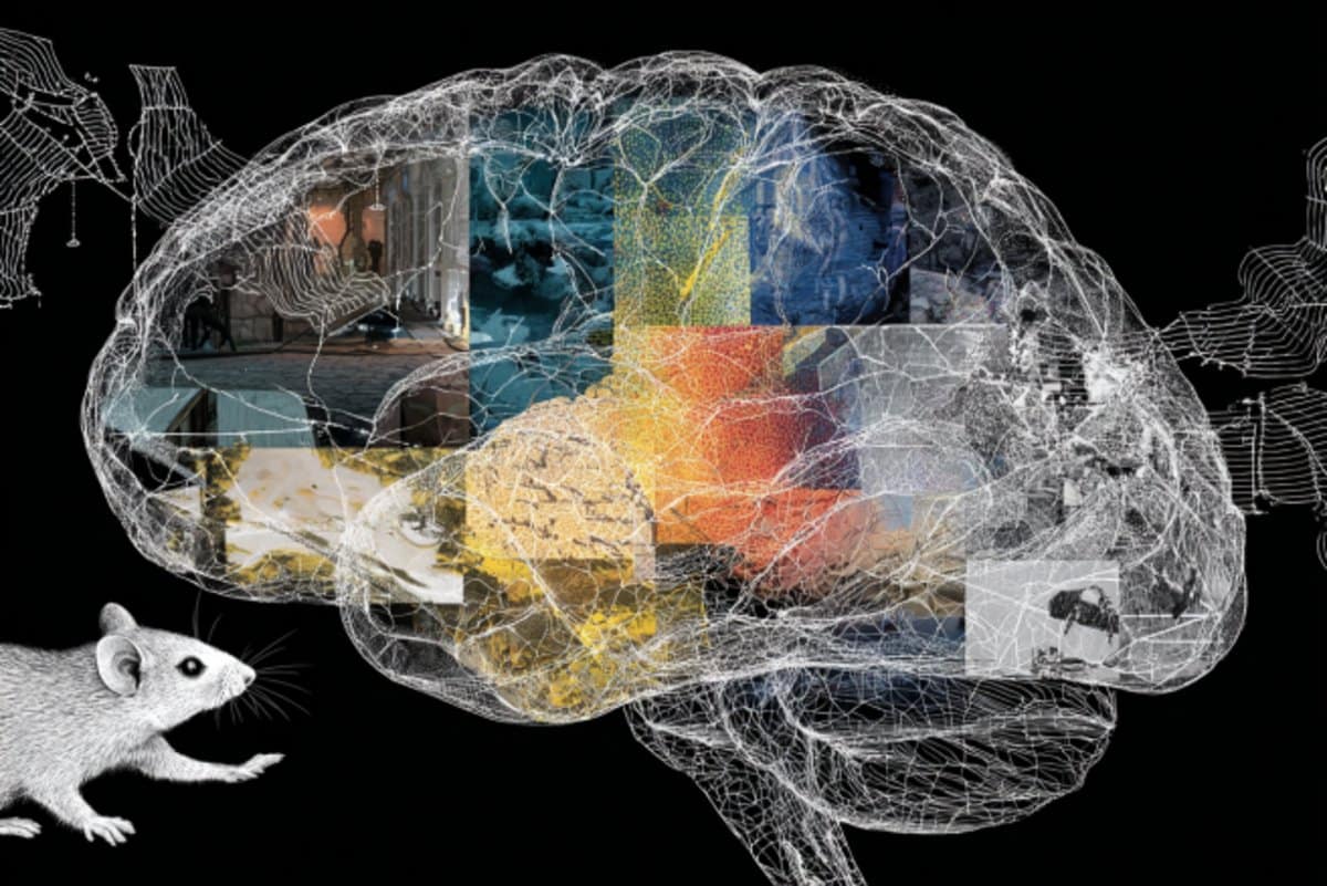 This shows a brain and a mouse.