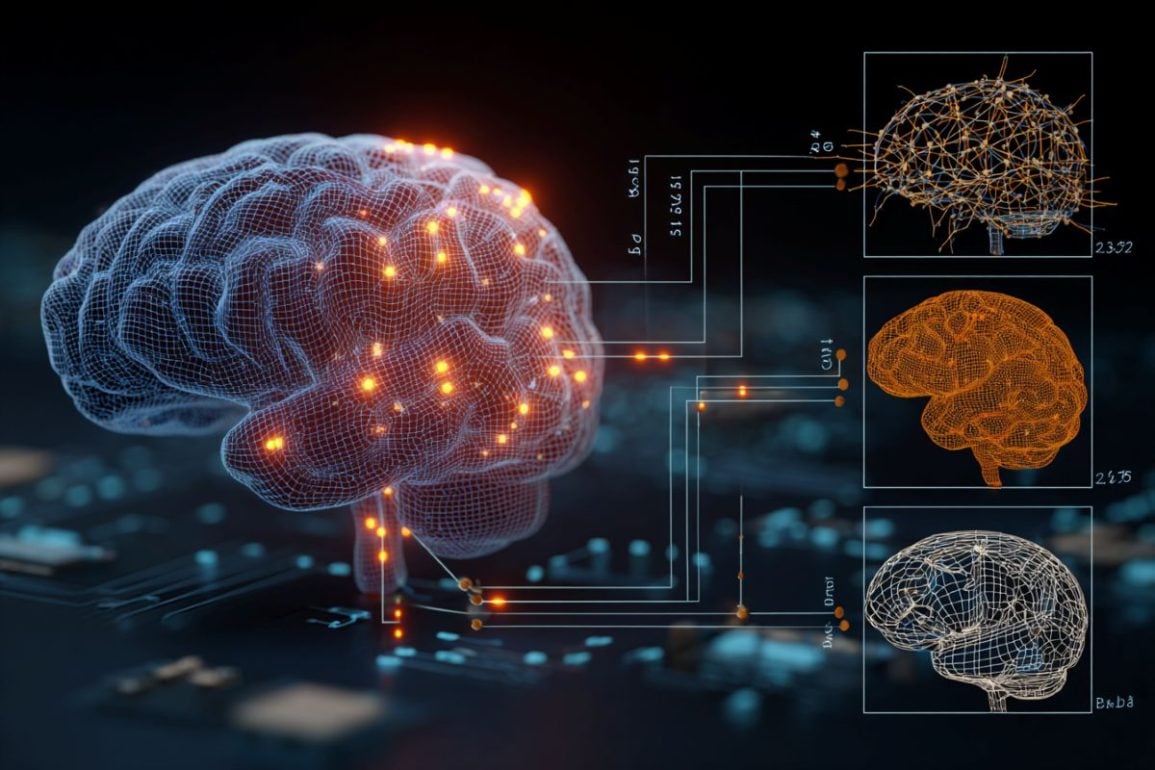 This shows a brain.