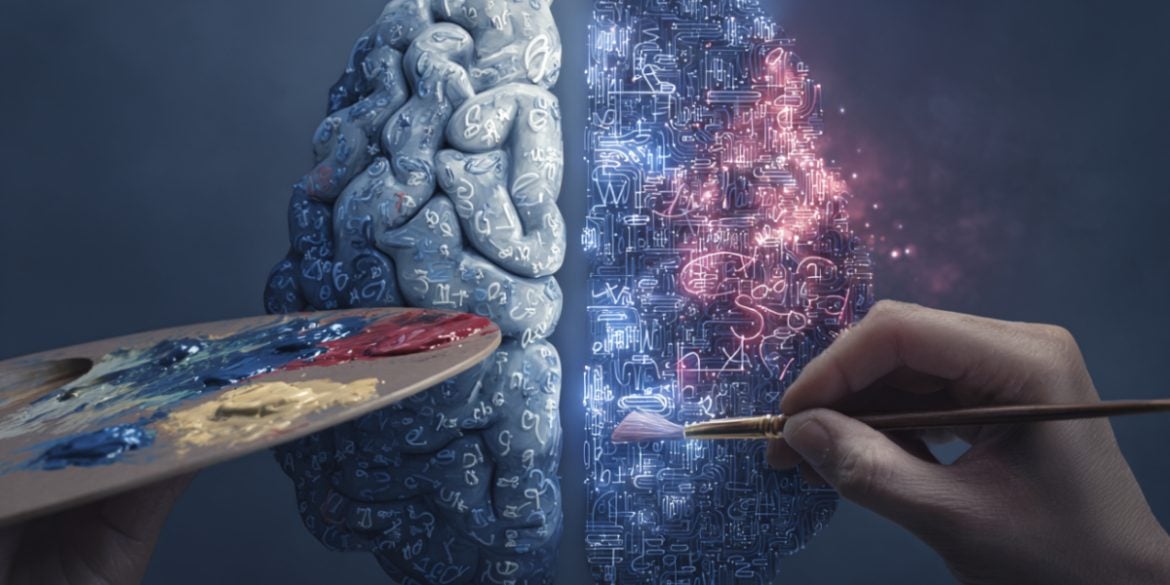 This shows a brain.