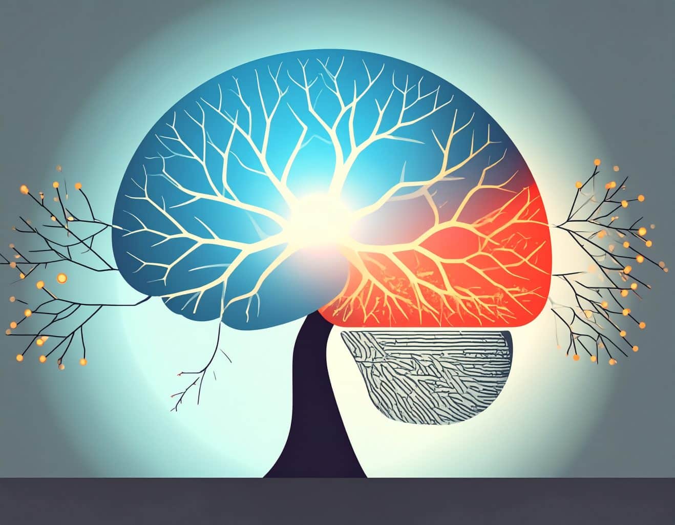 This shows a brain.