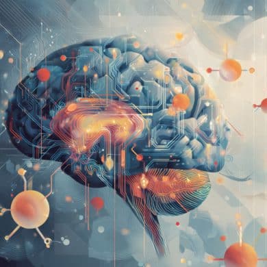 This shows a brain.