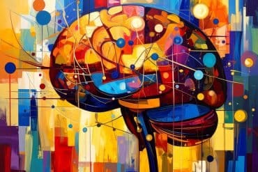 This shows a brain.
