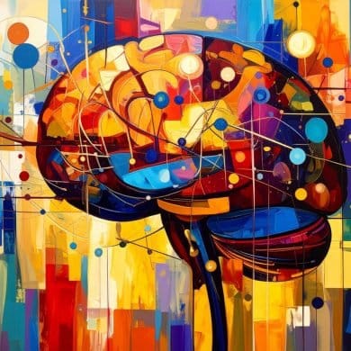 This shows a brain.