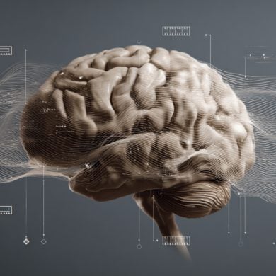 This shows a brain.