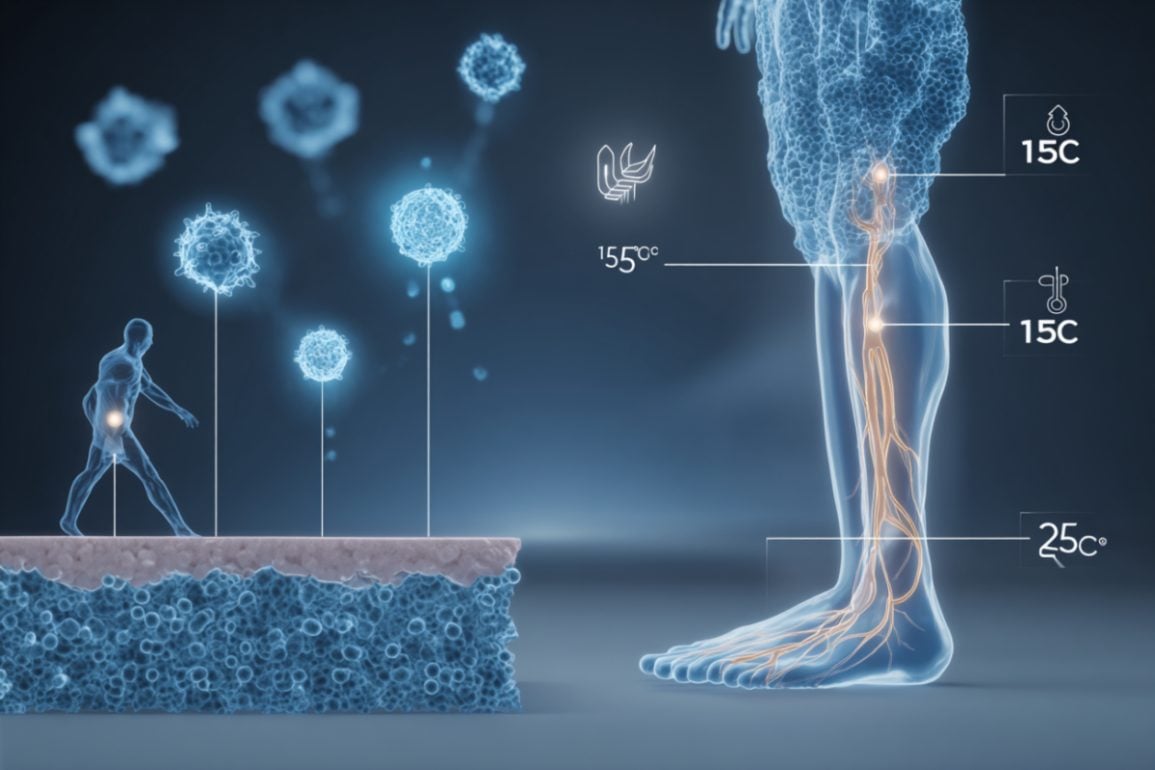 How Cool Touch Travels From Skin to Brain