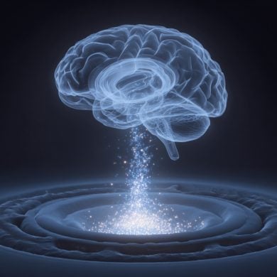 This shows a brain.