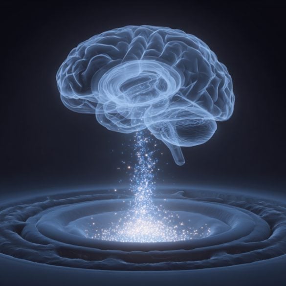 This shows a brain.