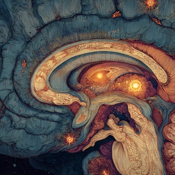 This shows the hippocampus.