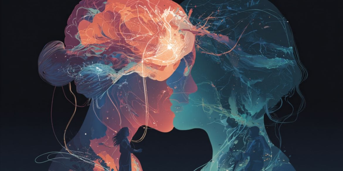 This shows a man and woman's heads.
