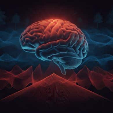 This shows a brain.