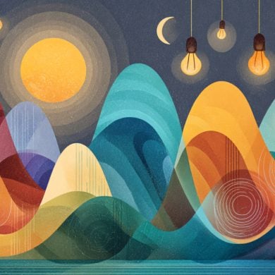 This shows the sun and moon.