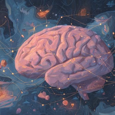 This shows a brain.