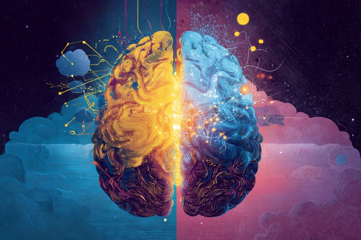 This shows a brain.