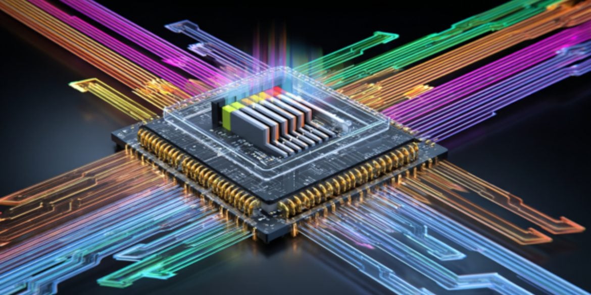 This shows a computer chip.