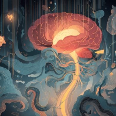 This shows a brain.