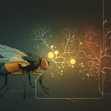 This shows a fly.