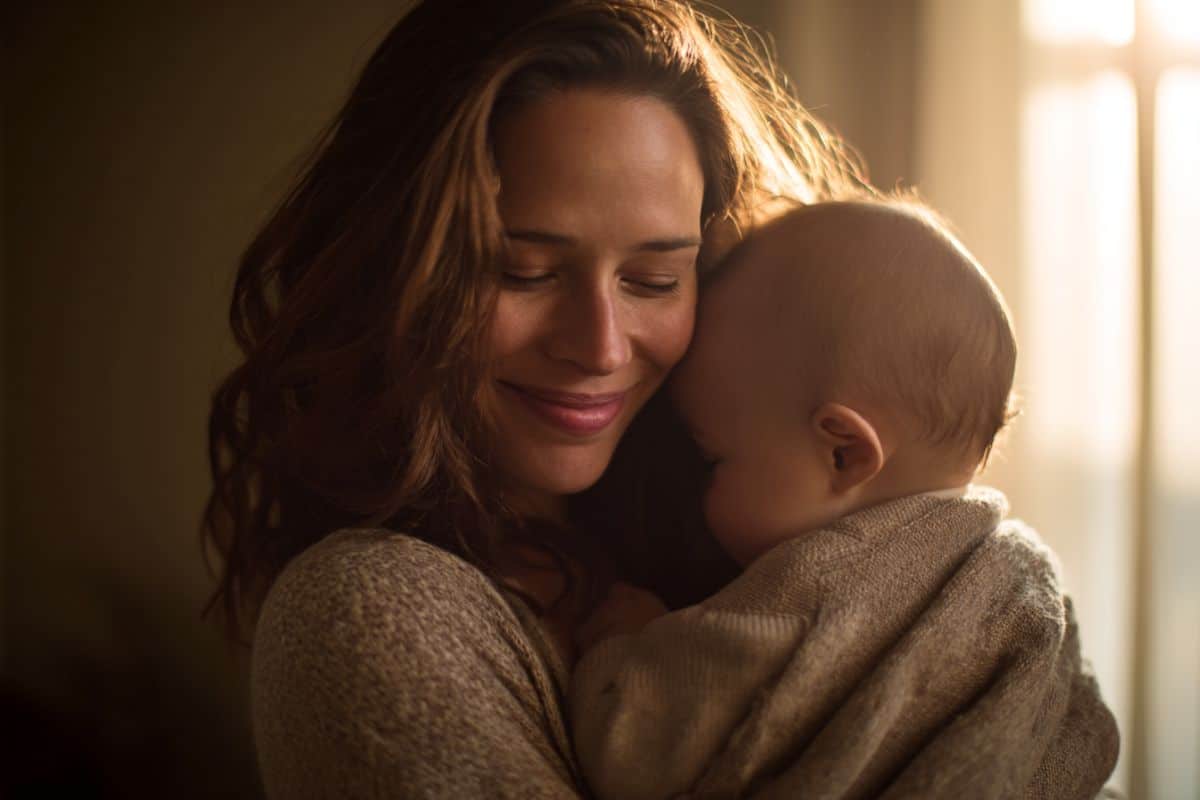 This shows a mom and baby.