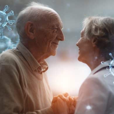This shows an elderly couple.