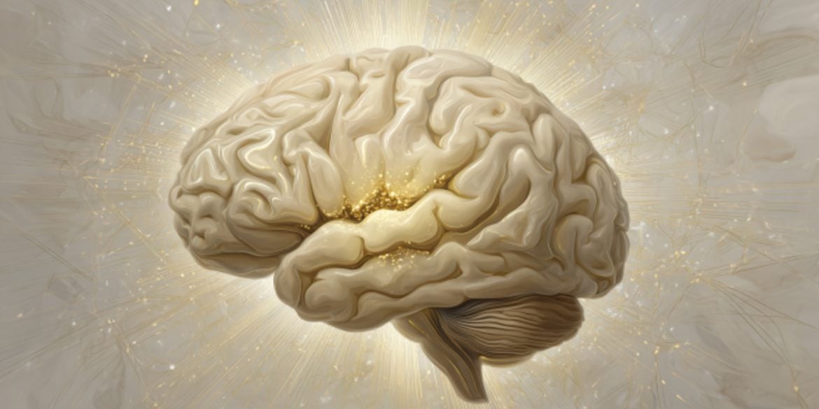 This shows a brain.