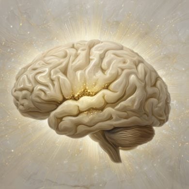 This shows a brain.