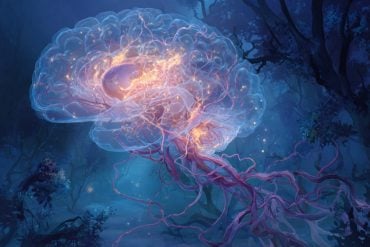This shows a brain.