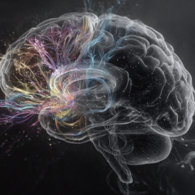 This shows a brain.
