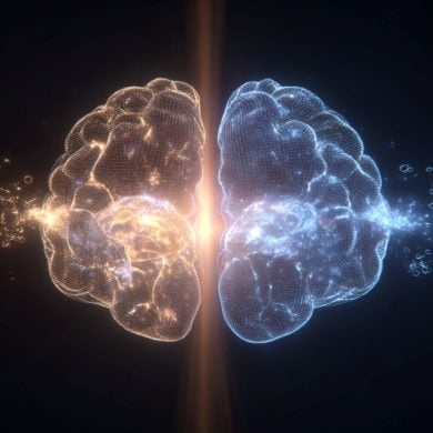 This shows a brain.