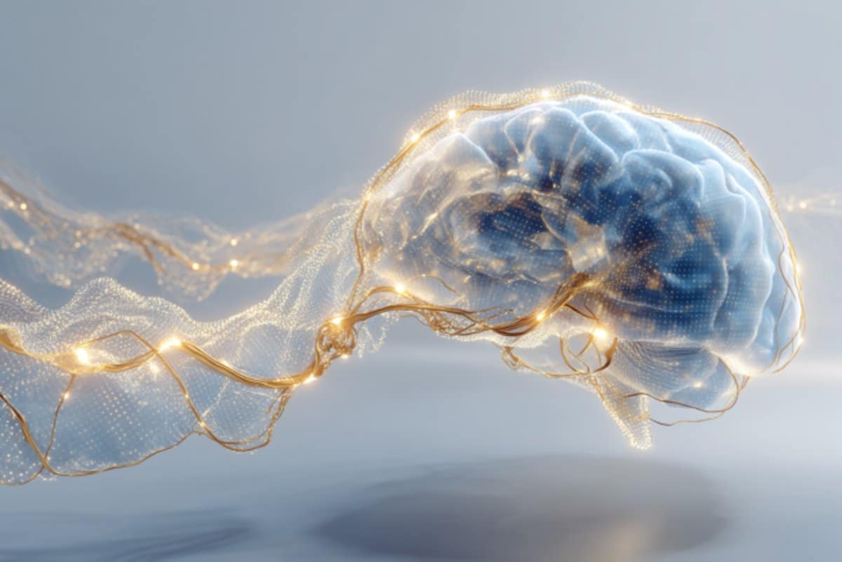 This shows a brain.