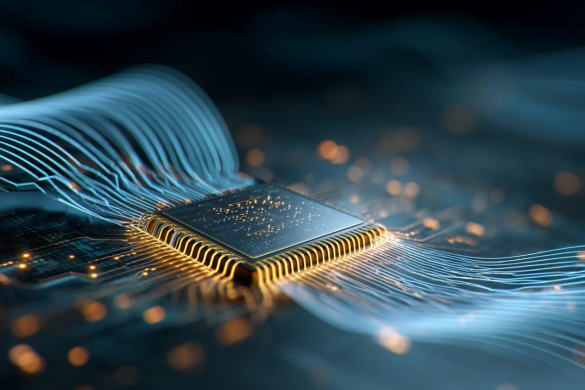 This shows a computer chip.