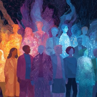 This shows a group of people.