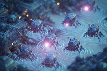 This shows small robots.
