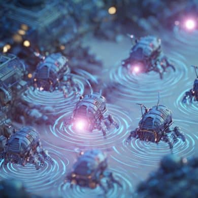 This shows small robots.