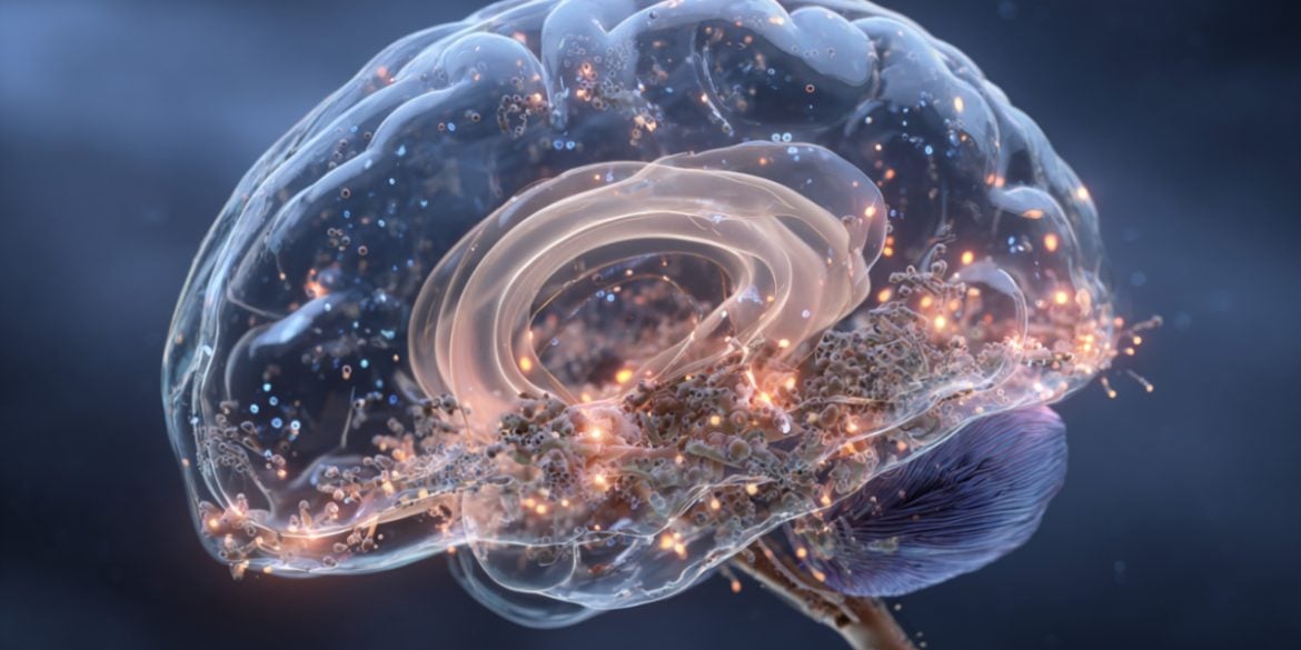 This shows a brain.