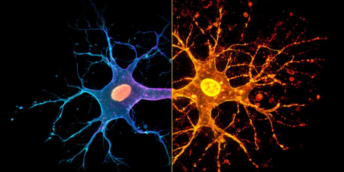 This shows astrocytes.
