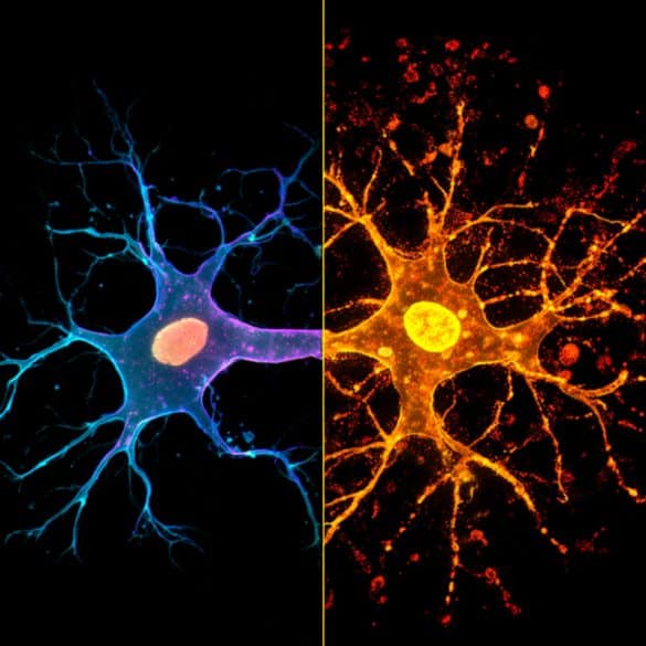 This shows astrocytes.