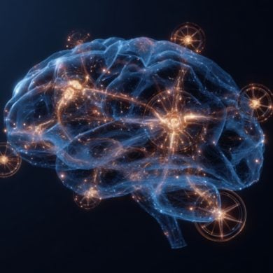 This shows a brain.
