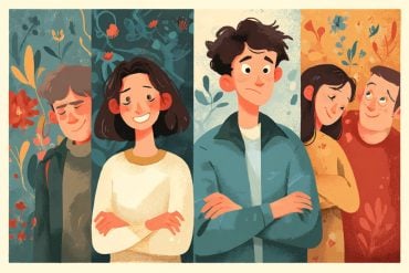 This shows a teen and parents.