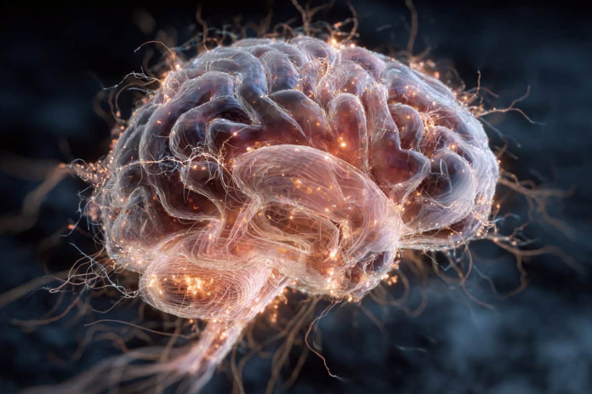This shows a brain.