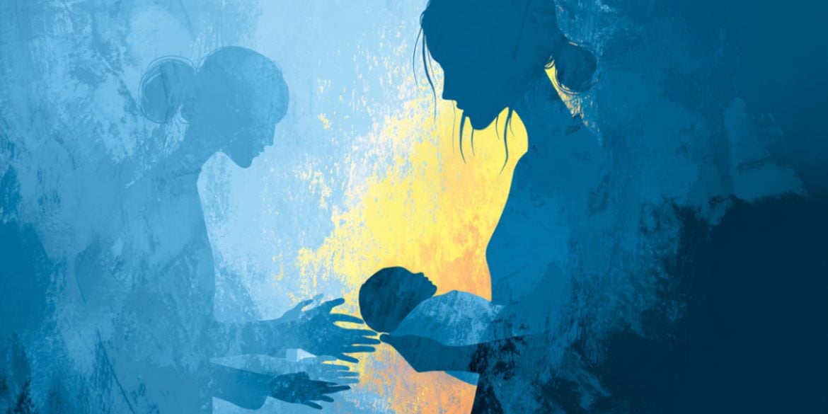 This shows a mom and baby.
